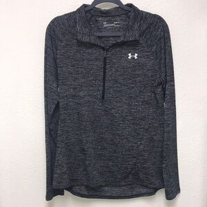 Under Armour Loose Fit Heatgear Women’s Large 1/4 Zip Collared Long Sleeve